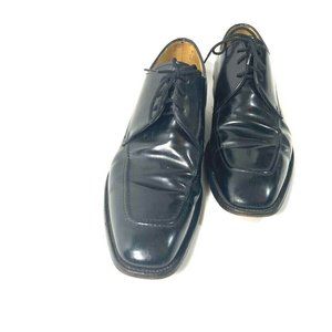 Charles Tyrwhitt Mens Legend Oxfords Black Leather Square Toe Laces Size10.5